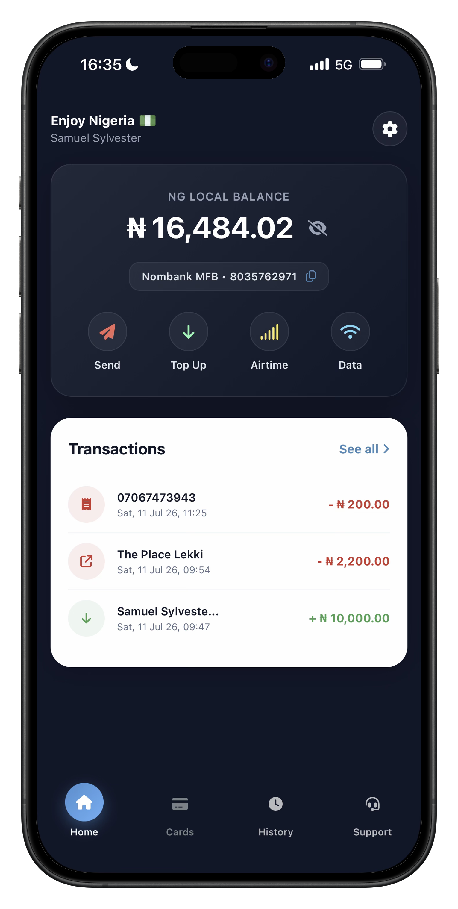 MoveWallet App Interface Layout Preview